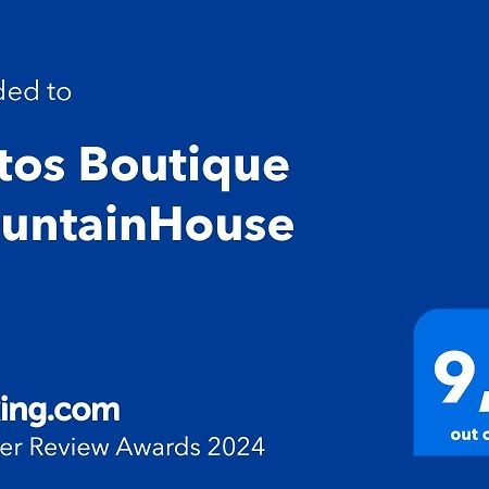 Elatos Boutique Mountainhouse Karpenísion Exterior foto